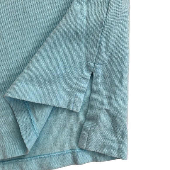 Vintage Polo Ralph Lauren Turquoise Cotton Polo Shirt Men’s Size Large - Picture 5 of 7